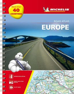 Michelin Straï¿½enatlas Europa 13th 2017 9782067173682 Front Cover