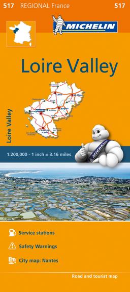 Mapa Regional Loire Valley  9782067209763 Front Cover