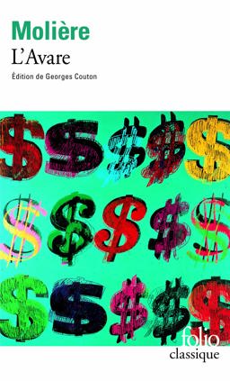 L'AVARE 1st 9782070409198 Front Cover