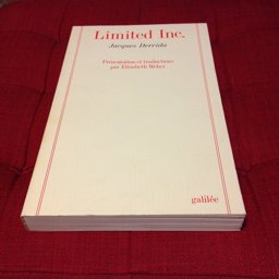 Derrida Jacques  9782718603643 Front Cover