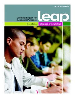 Leap Learning English for Academic Purposes, Reading and Writing 3 (High Intermediate) with My ELab 2nd 9782761341455 Front Cover