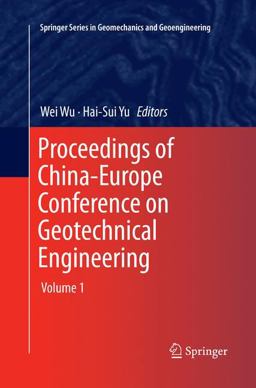 Proceedings of China-Europe Conference on Geotechnical Engineering