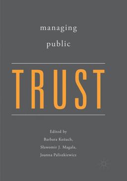 Managing Public Trust Managing Public Trust