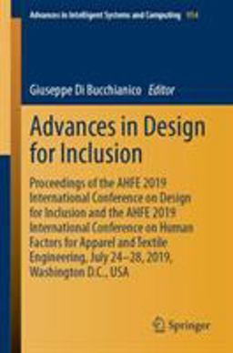 Advances in Design for Inclusion Advances in Design for Inclusion