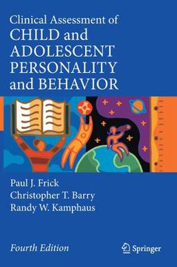Clinical Assessment of Child and Adolescent Personality and Behavior 4th 9783030356941 Front Cover