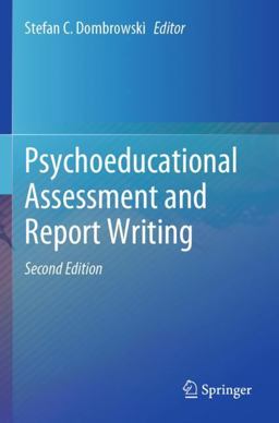 Psychoeducational Assessment and Report Writing 2nd 9783030446437 Front Cover