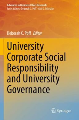 University Corporate Social Responsibility and University Governance University Corporate Social Responsibility and University Governance