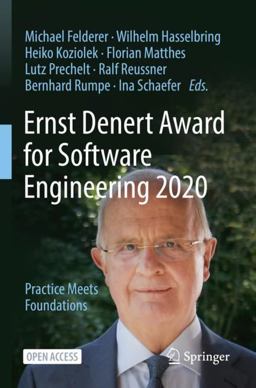 Ernst Denert Award for Software Engineering 2020 Ernst Denert Award for Software Engineering 2020