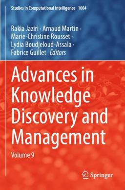 Advances in Knowledge Discovery and Management Advances in Knowledge Discovery and Management