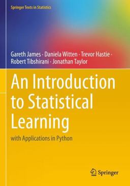 Introduction to Statistical Learning With Applications in Python  9783031391897 Front Cover
