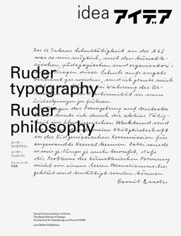 Ruder Typography, Ruder Philosophy  9783037785416 Front Cover
