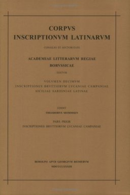Inscriptiones Bruttiorum, Lucaniae, Campaniae, Siciliae, Sardiniae Latinae
