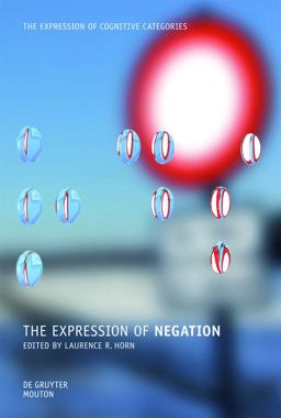 Expression of Negation  9783110219296 Front Cover