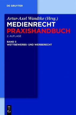 Wettbewerbs- und Werberecht Wettbewerbs- und Werberecht
