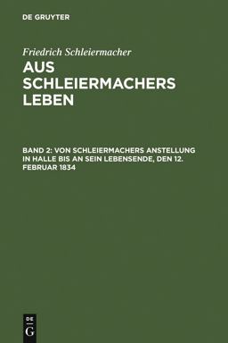 Von Schleiermachers Anstellung in Halle Bis an Sein Lebensende, Den 12. Februar 1834