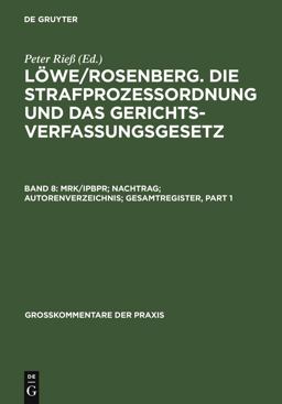 MRK/IPBPR; Nachtrag; Autorenverzeichnis; Gesamtregister MRK/IPBPR; Nachtrag; Autorenverzeichnis; Gesamtregister