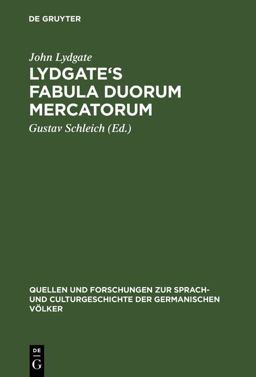 Lydgate's Fabula Duorum Mercatorum