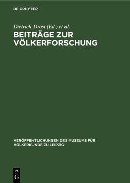 Beiträge Zur Völkerforschung Beiträge Zur Völkerforschung