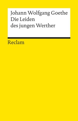 Leiden DES Jungen Werther  9783150000670 Front Cover