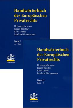 Handwörterbuch des Europäischen Privatrechts Handwörterbuch des Europäischen Privatrechts