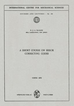 A Short Course on Error Correcting Codes