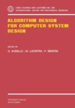 Algorithm Design for Computer System Design Algorithm Design for Computer System Design