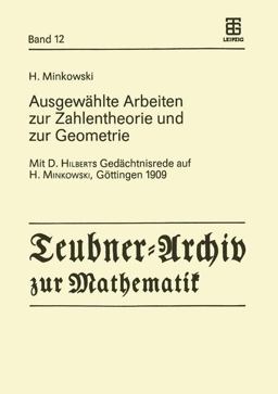 Ausgewählte Arbeiten Zur Zahlentheorie und Zur Geometrie