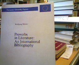 Proverb in Literature Proverb in Literature