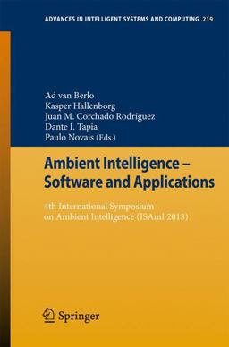 Ambient Intelligence - Software and Applications Ambient Intelligence - Software and Applications