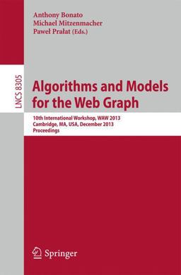 Algorithms and Models for the Web Graph Algorithms and Models for the Web Graph