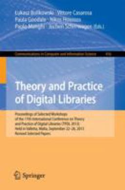 Theory and Practice of Digital Libraries - TPDL 2013 Selected Workshops