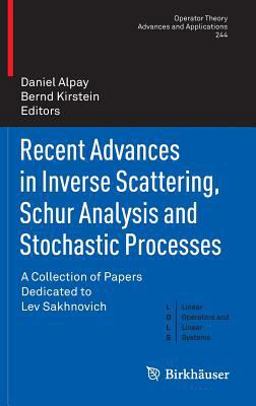 Recent Advances in Inverse Scattering, Schur Analysis and Stochastic Processes