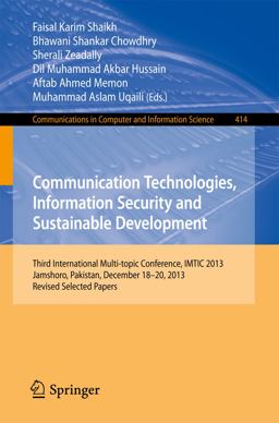 Communication Technologies, Information Security and Sustainable Development Communication Technologies, Information Security and Sustainable Development