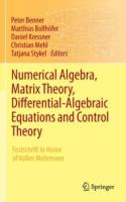 Numerical Algebra, Matrix Theory, Differential-Algebraic Equations and Control Theory