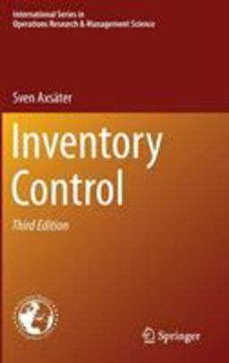 Inventory Control 3rd 9783319157283 Front Cover
