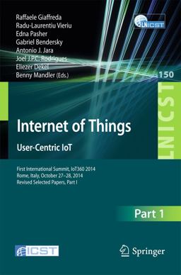 Internet of Things. User-Centric IoT Internet of Things. User-Centric IoT