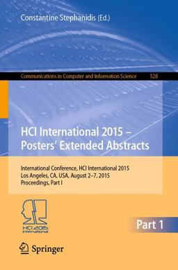 HCI International 2015 - Posters' Extended Abstracts