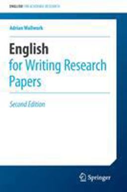 English for Writing Research Papers 2nd 9783319260921 Front Cover