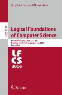 Logical Foundations of Computer Science Logical Foundations of Computer Science