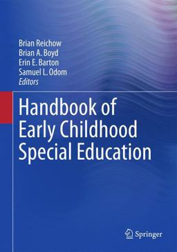Handbook of Early Childhood Special Education  9783319284903 Front Cover