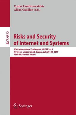 Risks and Security of Internet and Systems