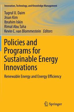 Policies and Programs for Sustainable Energy Innovations
