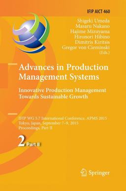 Advances in Production Management Systems