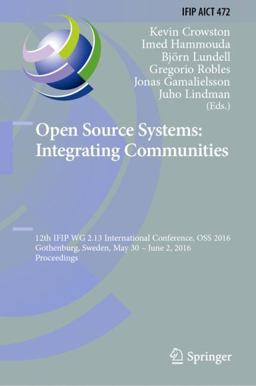 Open Source Systems: Integrating Communities Open Source Systems: Integrating Communities