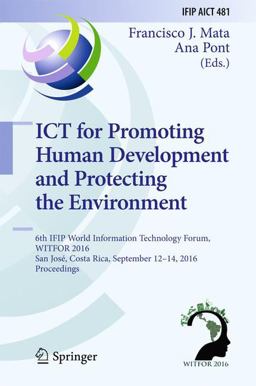 Ict for Promoting Human Development and Protecting the Environment