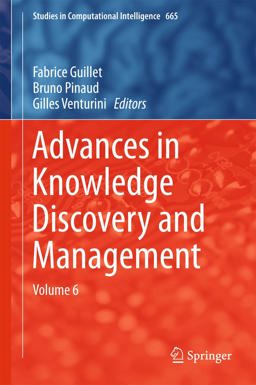 Advances in Knowledge Discovery and Management Advances in Knowledge Discovery and Management