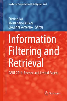 Information Filtering and Retrieval Information Filtering and Retrieval