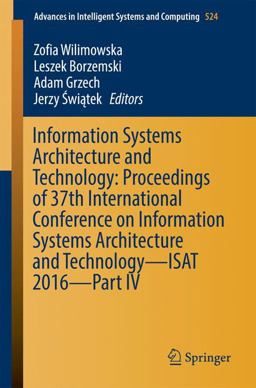 Information Systems Architecture and Technology Information Systems Architecture and Technology