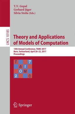 Theory and Applications of Models of Computation Theory and Applications of Models of Computation
