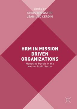HRM in Mission Driven Organizations HRM in Mission Driven Organizations